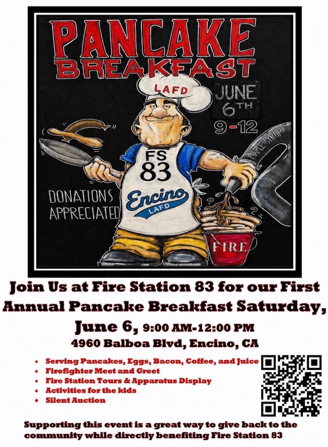 6/3 LAFD Pancake Breakfast at Station 83
