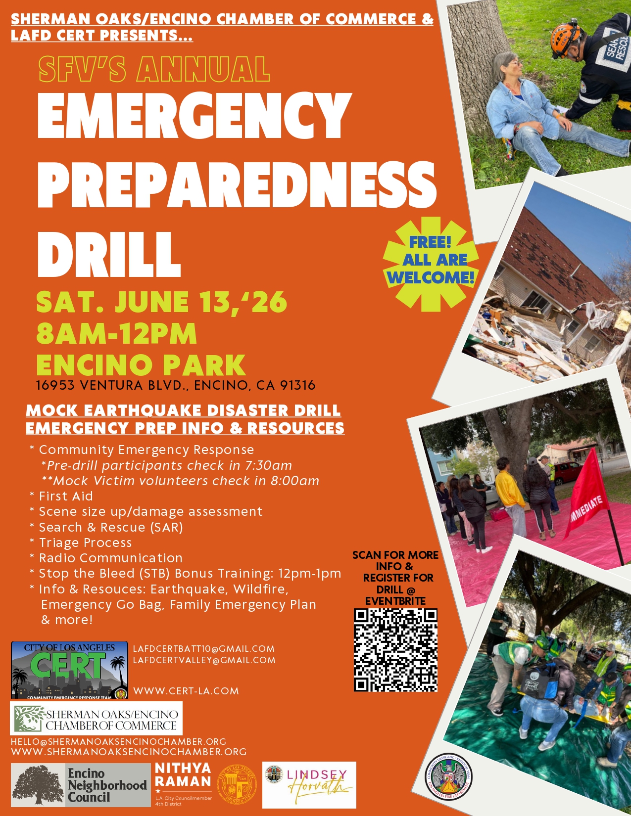 6/13 Encino Disaster Preparedness Drill